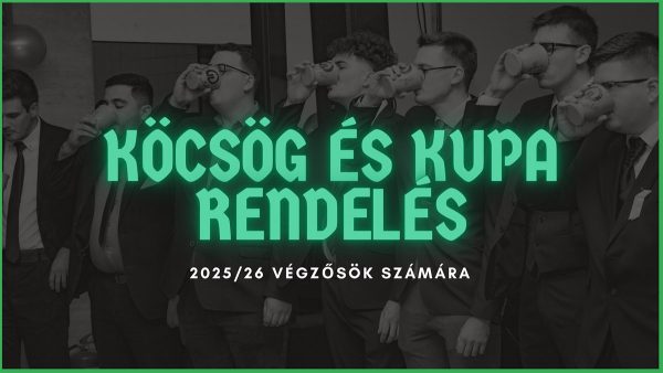 MATE Gépész Kuparendelés (Cup order) 2025 – Szent István Campus