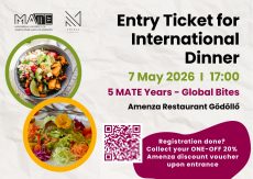 MATE International Dinner (Nemzetközi Vacsora) 2026 – Szent István Campus